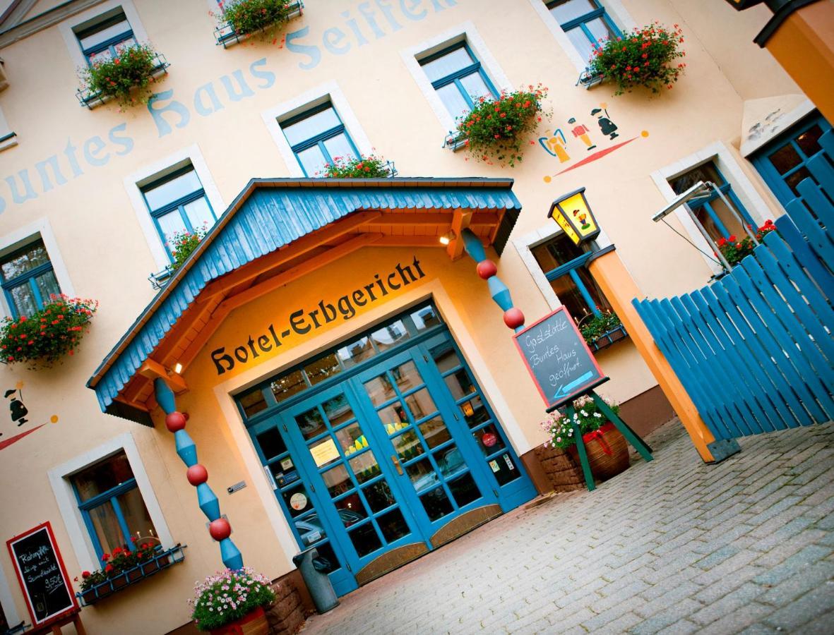 Hotel Erbgericht Buntes Haus Seiffen Bagian luar foto
